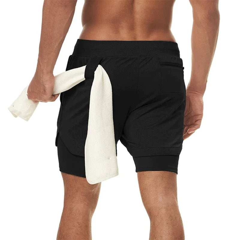 POWER SHORTS™ - 2 in 1 Ultimate Man's Sport Shorts 