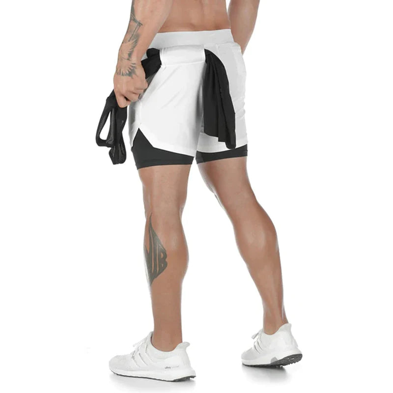 POWER SHORTS™ - 2 in 1 Ultimate Man's Sport Shorts 