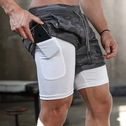 POWER SHORTS™ - 2 in 1 Ultimate Man's Sport Shorts 