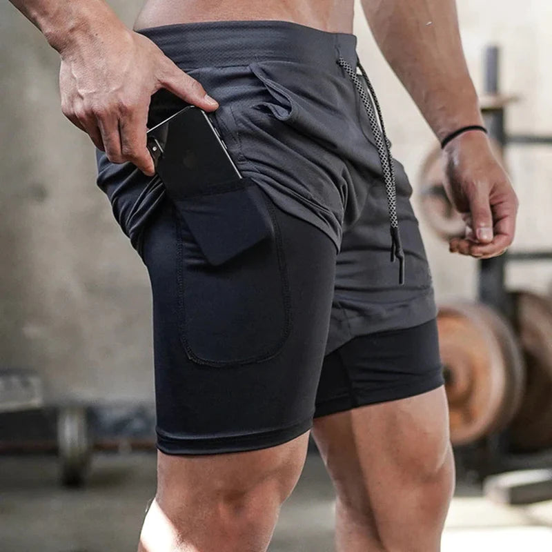 POWER SHORTS™ - 2 in 1 Ultimate Man's Sport Shorts 