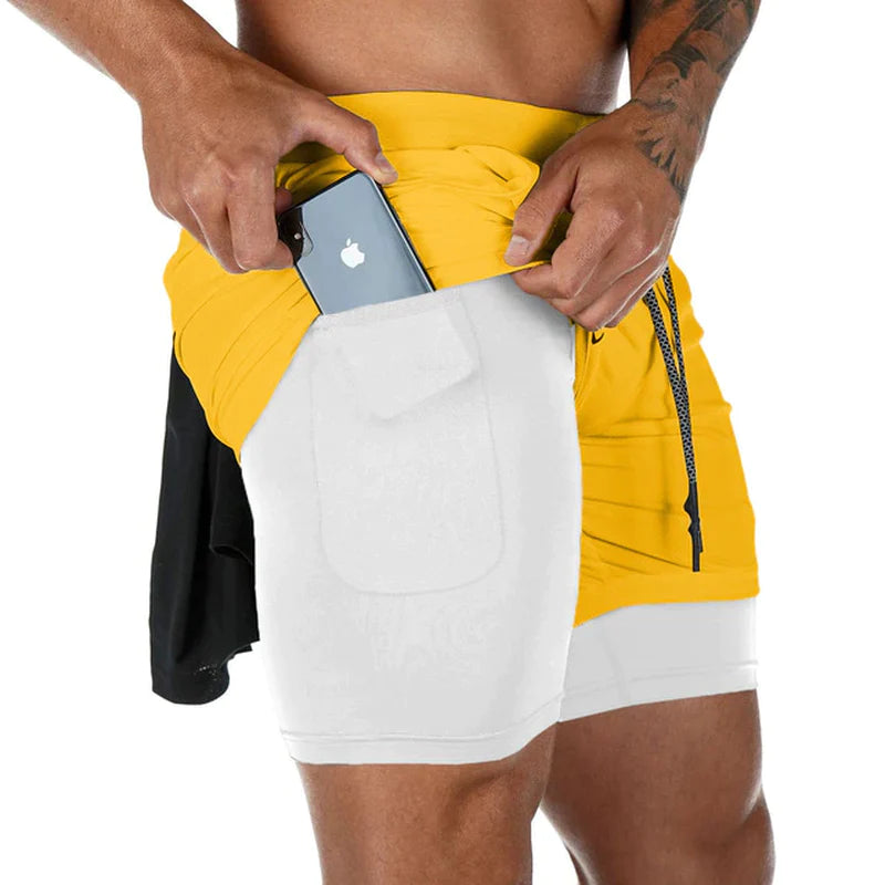 POWER SHORTS™ - 2 in 1 Ultimate Man's Sport Shorts 