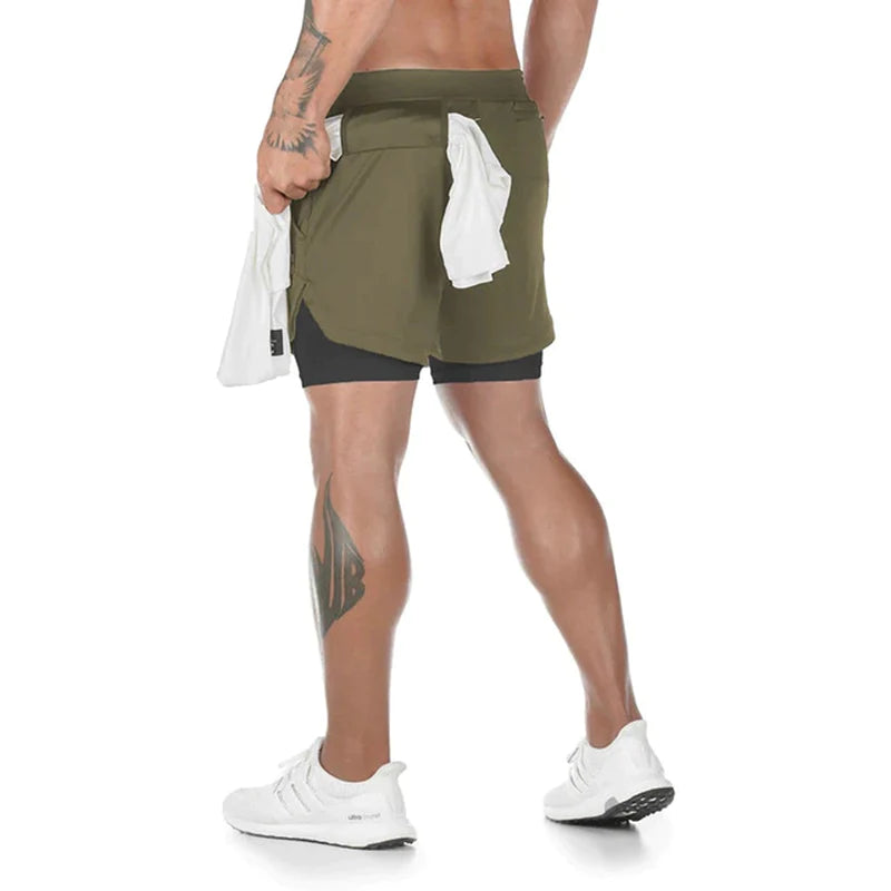 POWER SHORTS™ - 2 in 1 Ultimate Man's Sport Shorts 